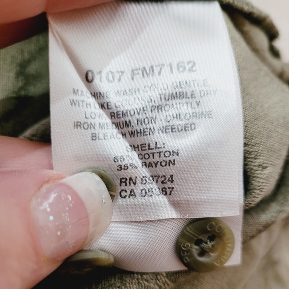 Columbia River Lodge Fish Print Button Down Short Sleeve Shirt Men's Size Large - Picture 5 of 8